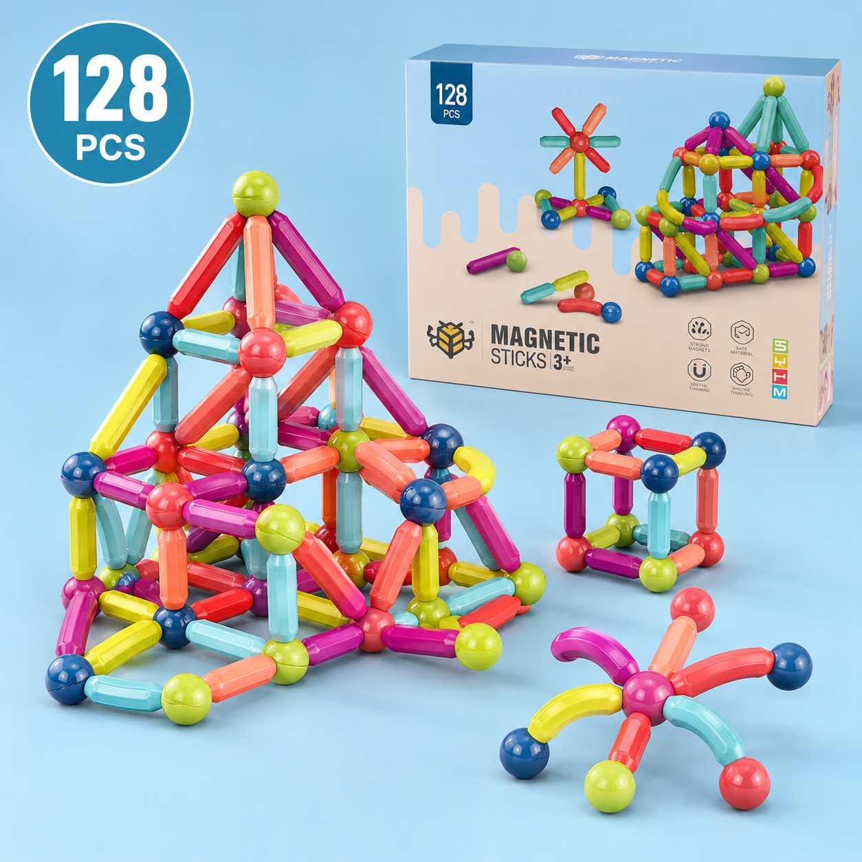 128PCS