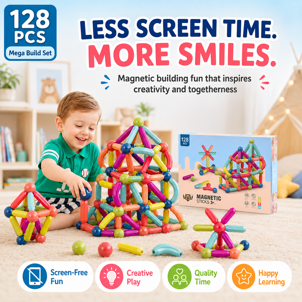 128PCS
