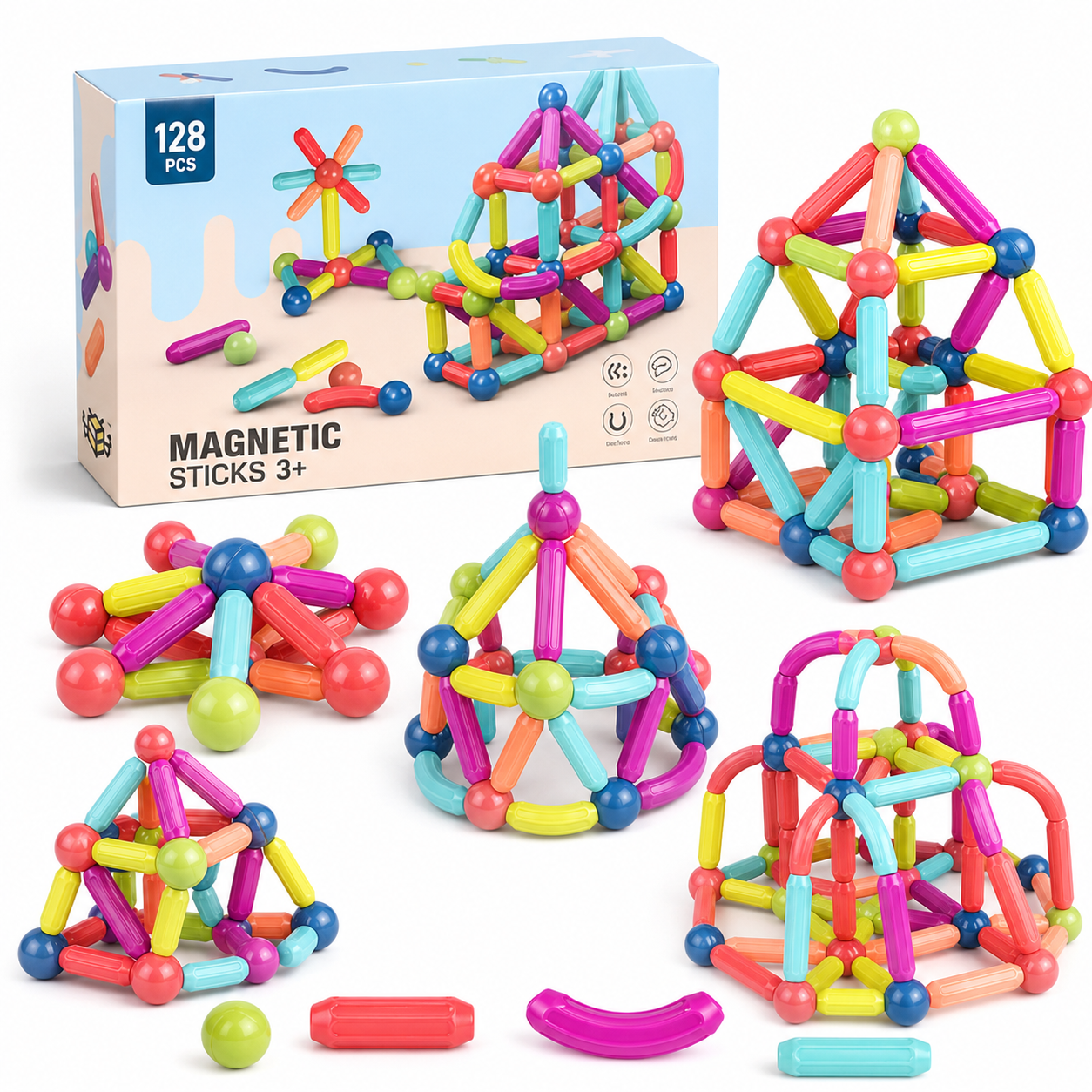 128PCS